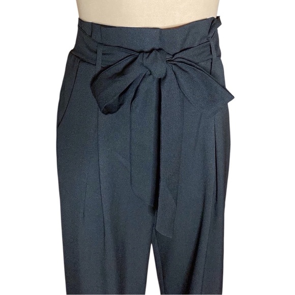 the clothing company Pants - The Clothing Co | Black Paper Bag Wide Leg Pants S